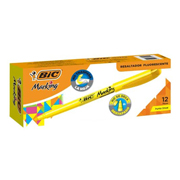 [BIC-MAR-BL12AM] RESALTADOR BIC BRITE LINER AMARILLO12 PIEZAS