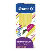 [PEL-MAR-214MA] RESALTADOR DE TEXTO PELIKAN TEXTMARKER 214 AMARILLO CAJA CON 10 PIEZAS