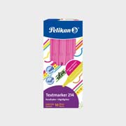 RESALTADOR DE TEXTO PELIKAN TEXTMARKER 214 ROSA CAJA CON 10 PIEZAS