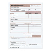 [PIN-POL-NOMINAB] Recibo de nomina Pinos Altos blíster con3 blocks