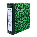 Registrador Verde Jaspeado KYMA Tamaño Carta