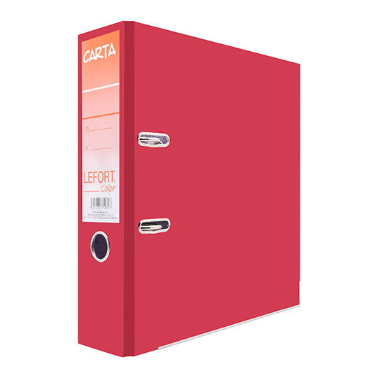 Registrador Lefort carta color rojo.