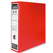 Registrador arcoiris KYMA tamaño carta rojo 1 pieza