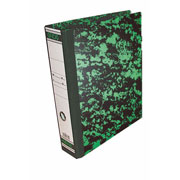 Registrador clásico Fortec oficio col verde marmoleado