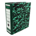 Registrador clásico Lefort esquela colorverde marmoleado