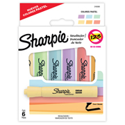 [BER-MAR-65088] Resaltador Sharpie Tank  caja con 6 piezas colores pastel surtidos