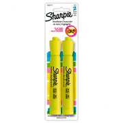 [BER-MAR-181200] Resaltador Sharpie Tank amarillo 2 piezas