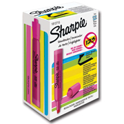[BER-MAR-181275C] Resaltador Sharpie Tank rosa caja con 12piezas