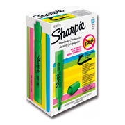 [BER-MAR-181273C] Resaltador Sharpie Tank verde caja con 12 piezas