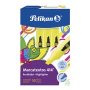 [PEL-MAR-016005C] Resaltador de texto Pelikan 414 amarillocaja con 10 piezas