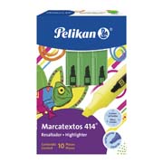[PEL-MAR-016006C] Resaltador de texto Pelikan 414 verde caja con 10 piezas