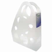 [AZO-REV-17331MC] Revistero Sablón tamaño carta color cristal