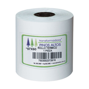 [PIN-ROL-RT5760] Rollo de papel térmico Pinos Altos 57 x 60 mm caja con 50 rollos a granel