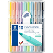 [STD-MAR-CSB10] Rotulador Staedtler triplus textsufer, colores pastel con 10 piezas