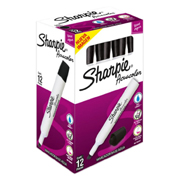[BER-MAR-2184197] SHARPIE ACUACOLOR 12PZ C/ NGRO CAJA CON 12 MARCADORES BASE AGUA C NGO
