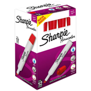 [BER-MAR-2184212] SHARPIE ACUACOLOR 12PZ C/RJO CAJA CON 12 MARCADORES BASE AGUA C ROJO