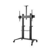 SOPORTE MANHATTAN MOVIL DE PISO PANTALLA70-120' 140KG NEGRO