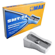 [MAE-SAC-SMT24] Sacapuntas metálico triangular mae caja con 24 piezas