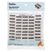 [BAR-SAC-SPT25] Sacapuntas plástico 2 orificios Barri o sacapuntas plástico transparente