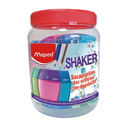 [MPD-SAC-C035056] Sacapuntas shaker Maped 2 orificios 12 pzs  colores surtidos