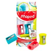 Sacapuntas vivo Maped 1 orificio 3 piezas colores surtidos