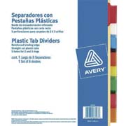 [AVE-SEP-6567] Separador basico amarillo 8 divisione AVERY tamaño carta