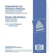 [AVE-SEP-6568] Separador basico amarillo 8 divisiones AVERY tamaño carta