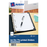 [AVE-SEP-11315] Separador blanco esquela mensual AVERY mensual