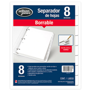 [ACO-SEP-P4733] Separador borrable 8 divisiones ACCO tamaño carta