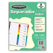 [ACO-SEP-P1346] Separador c/numeración 8 divisiones ACCOtamaño carta