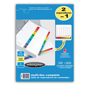 Separador multidex 10 divisiones ACCO tamaño carta