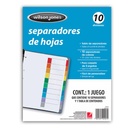 Separador sin numeración 10 divisiones ACCO tamaño carta