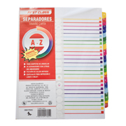 [DIE-SEP-7605] Separadores Dietrix tamaño carta de la aa la z pestañas de color