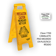 [SAB-SEN-PM77002] Señal caballete piso mojado .