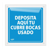 [SAB-SEN-7859] Señal deposito de cubrebocas .