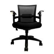 [ERGO-SI-MESSINA] Silla ejecutiva ERGO MESSINA respaldo enmalla y asiento en tela