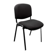 [ERGO-SI-1620N] Silla fija ERGO 1620 respaldo y asiento en tela