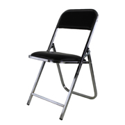 [JMM-SI-PLE2] Silla plegable acojinada MUNDO IN color negro
