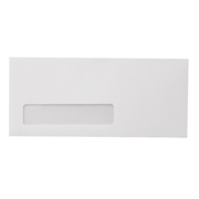 Sobre correspondencia blanco con ventanaFortec oficio caja con 100 piezas