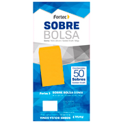 Sobre kraft engomado Fortec esquela cajacon 50 piezas
