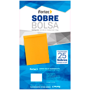 Sobre kraft engomado Fortec radiografía caja con 25 piezas