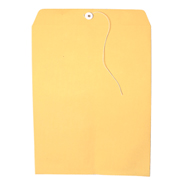 Sobre manila bolsa rondana KYMA tamaño carta paquete con 25 sobres