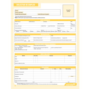 [EST-POL-026] Solicitud de empleo Estrella block  40 hojas