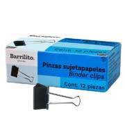 [BAR-SUJ-PZ15] Sujetadocumentos 15 mm Barrilito capacidad hasta 50 hojas