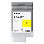 Tanque de tinta Canon PFI-007 amarillo .