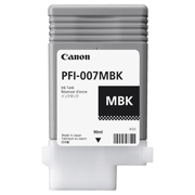 Tanque de tinta Canon PFI-007 negro mate.