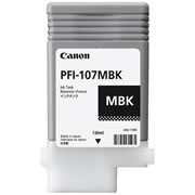 Tanque de tinta Canon PFI-107 negro mate.