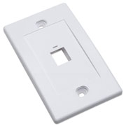 [IC-CO-163286] Tapa Intellinet (faceplate) 1 perforacion blanco