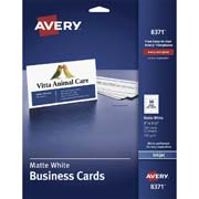 Tarjetas de presentacion AVERY tecnología inkjet