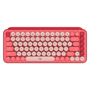 Teclado Logitech pop keys coral rose .